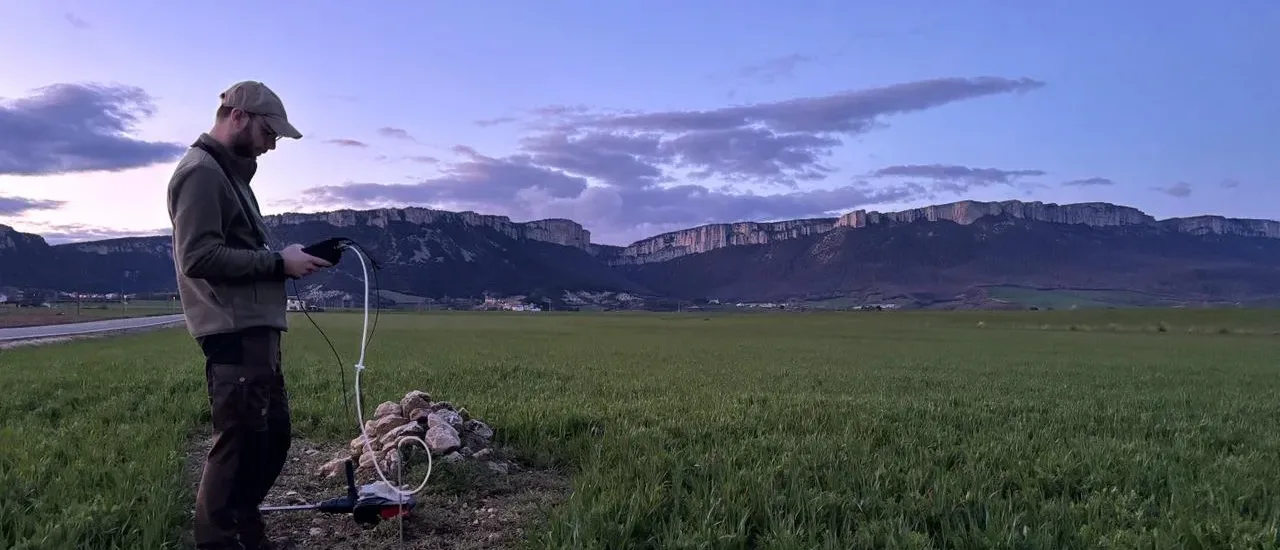 Soil testing for hydrogen in the Spanish Pyrenees